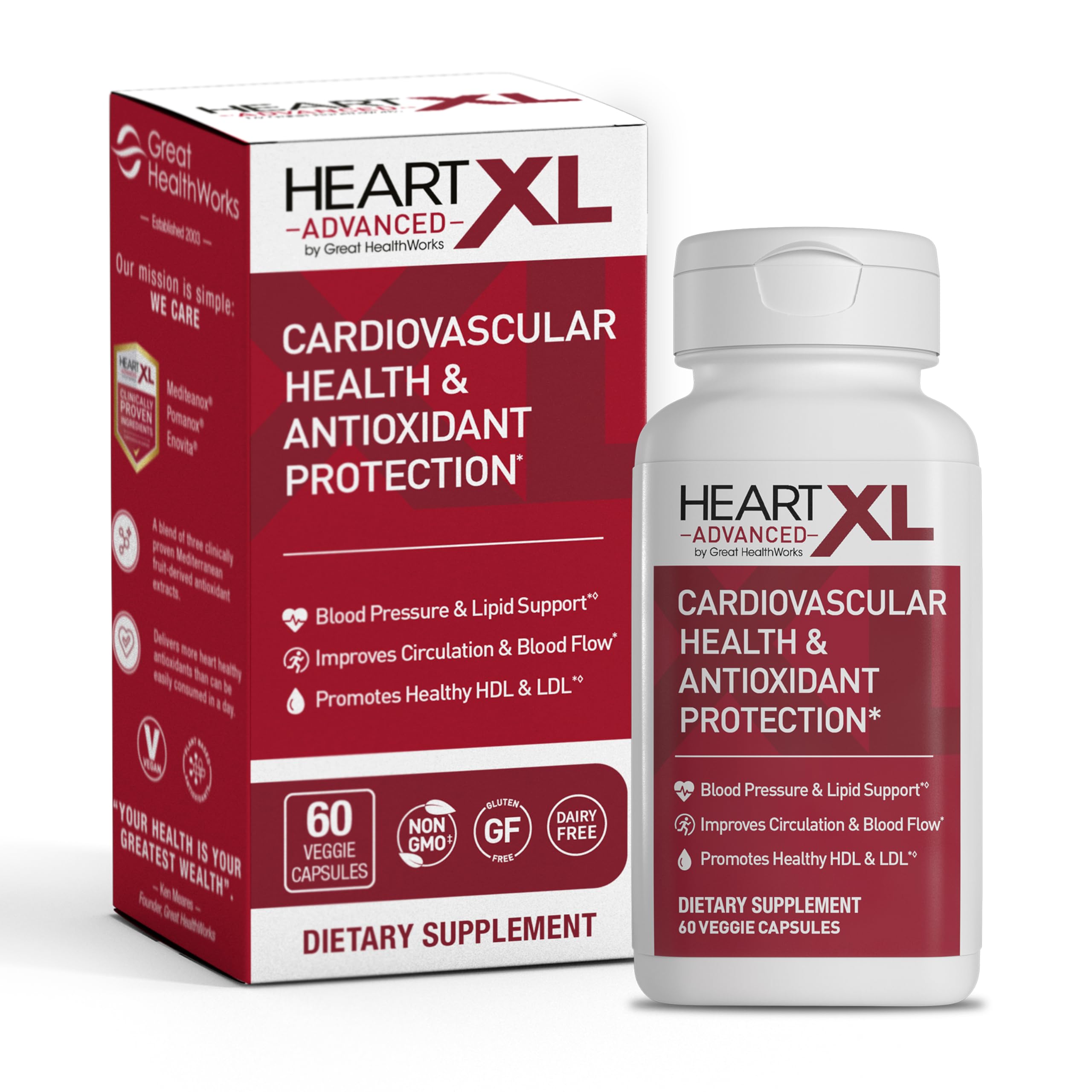 Amazon.com: HeartXL Advanced - Heart Health Supplement - Three